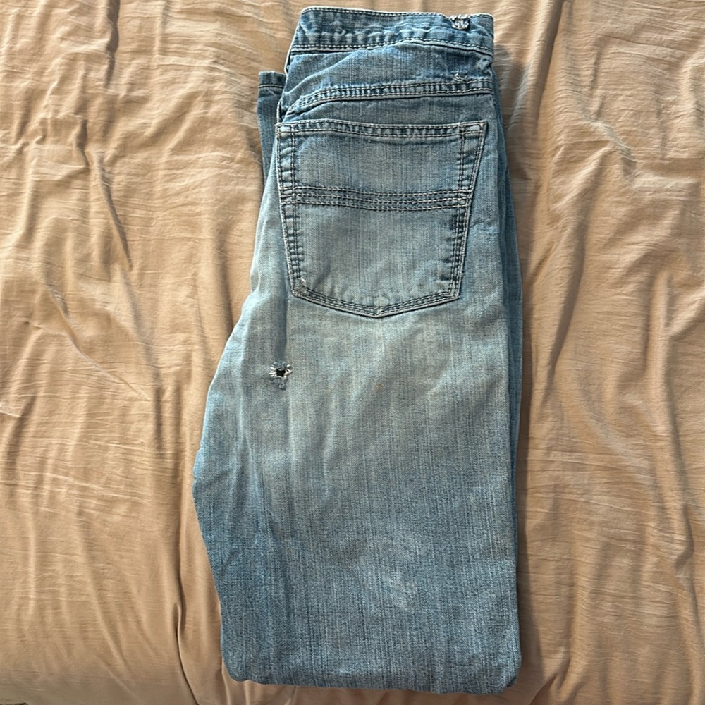 Cinch jeans. Definitely worn but so comfy. 30x34